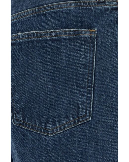 Agolde Blue Denim Dame Shorts