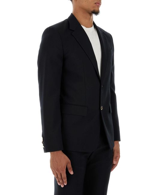 Giacca in lana blu notte di Gucci in Black da Uomo