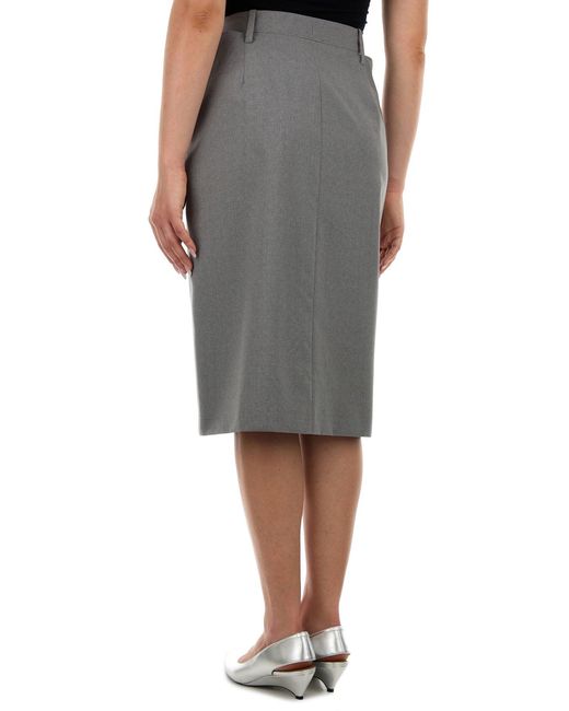 Jil Sander Gray Skirt 129