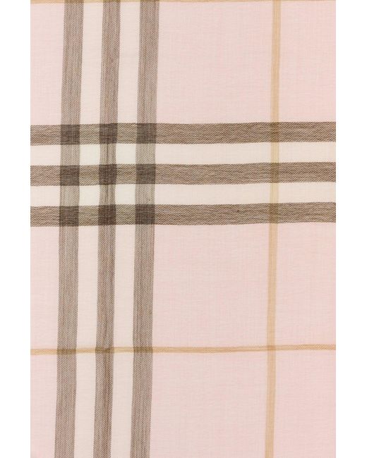 Burberry Multicolor Embroidered Wool Scarf