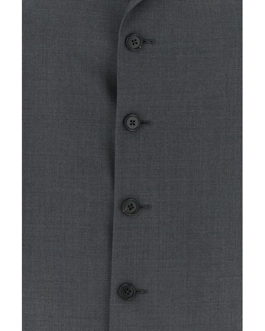Jil Sander Black Dark Wool Blazer for men