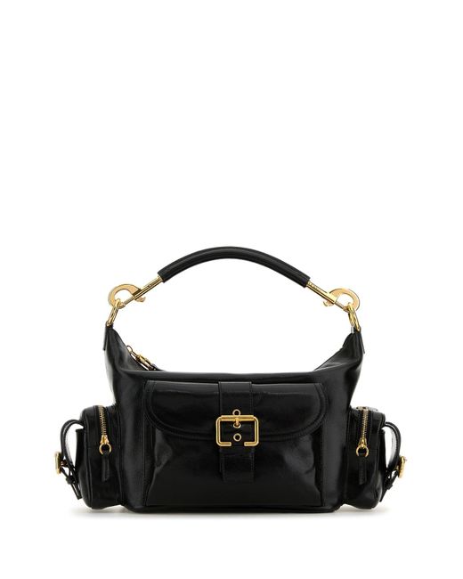 Borsa a mano Camera Bag in pelle nera di Chloé in Black