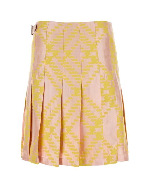 Burberry Yellow Skirts