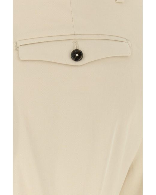 PT Torino Natural Sand Stretch Cotton Pant for men