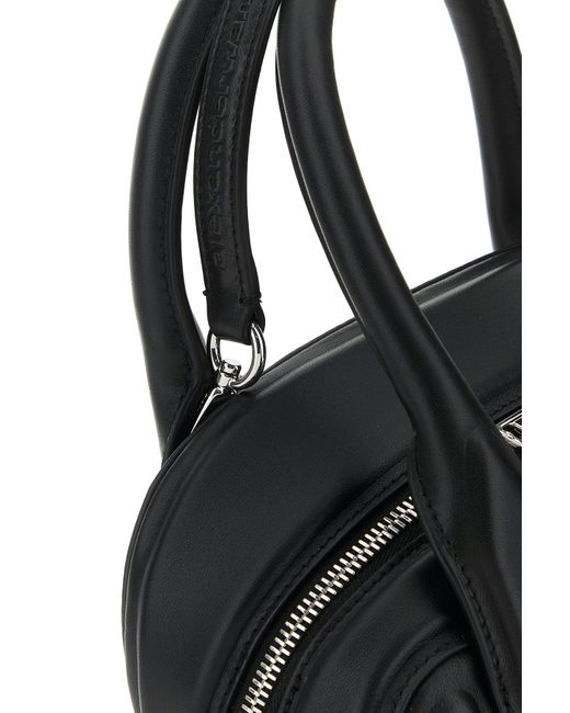 Borsa a mano Roc piccola in nappa nera di Alexander Wang in Black