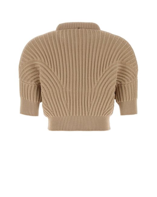 Sportmax Natural Cotton Blend Fatti Sweater