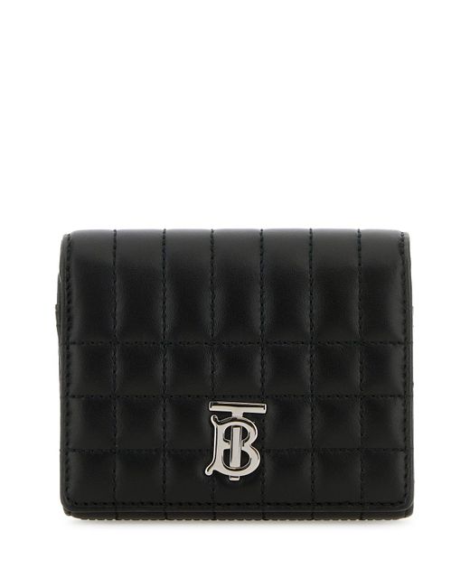 Burberry Black Leather Small Lola Wallet