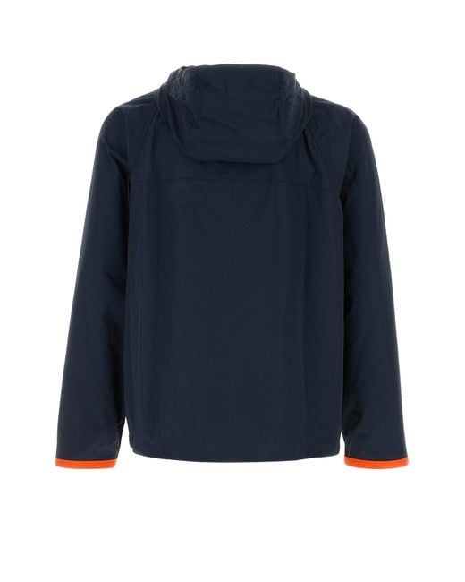Fay Navy Blue Nylon Windbreaker for men
