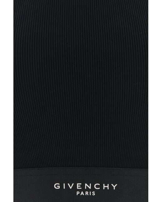 Givenchy Black Cropped Tank Top