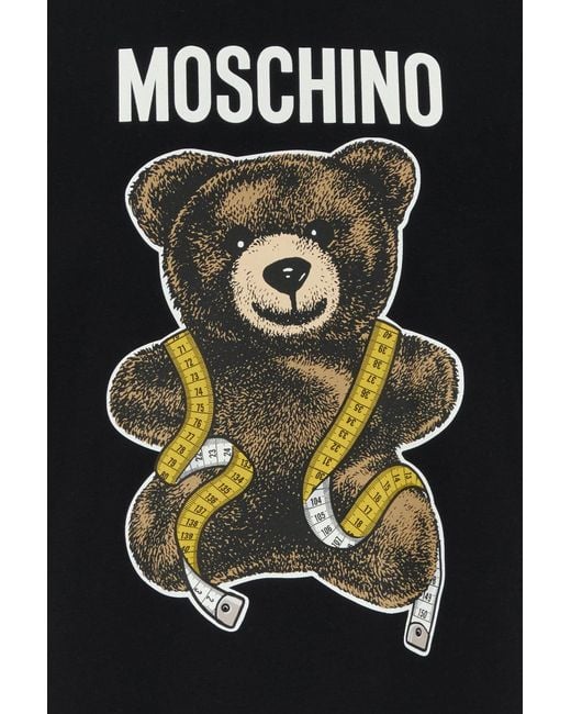Moschino Black Cotton T-shirt for men