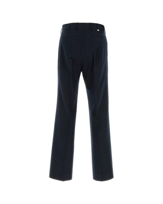 PT Torino Midnight Blue Cotton Blend Pant for men