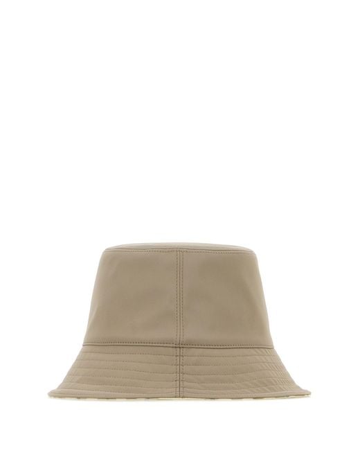 Burberry Natural Solid Bucket Hat