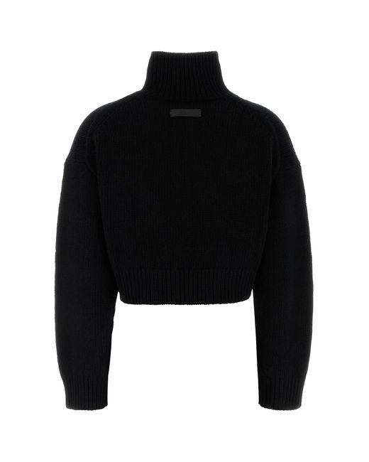 Maglione Sonore in misto lana nera di Nanushka in Black