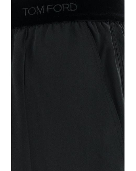 Tom Ford Black Silk Pyjamas Pant