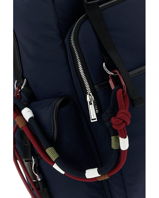 DSquared² Blue Dsquared Fabric Backpack for men