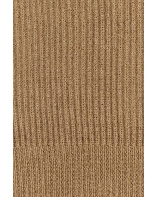 LeKasha Natural Camel Cashmere Lette Sweater for men