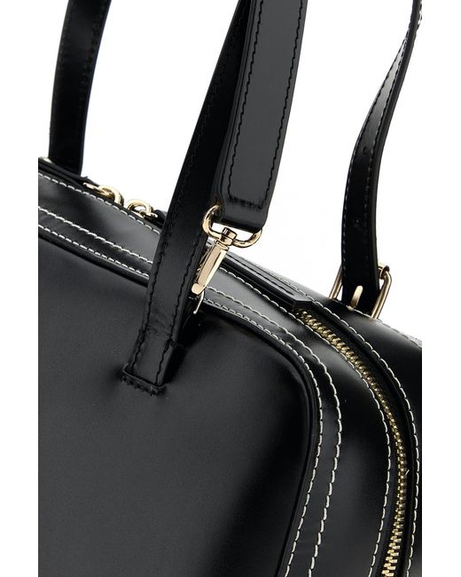 A.P.C. Black Leather Virginie Handbag