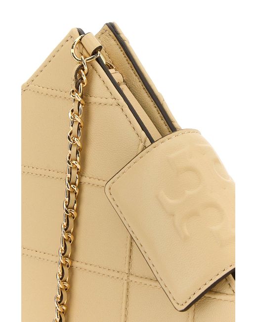 Tory Burch Natural Shoulder Bags