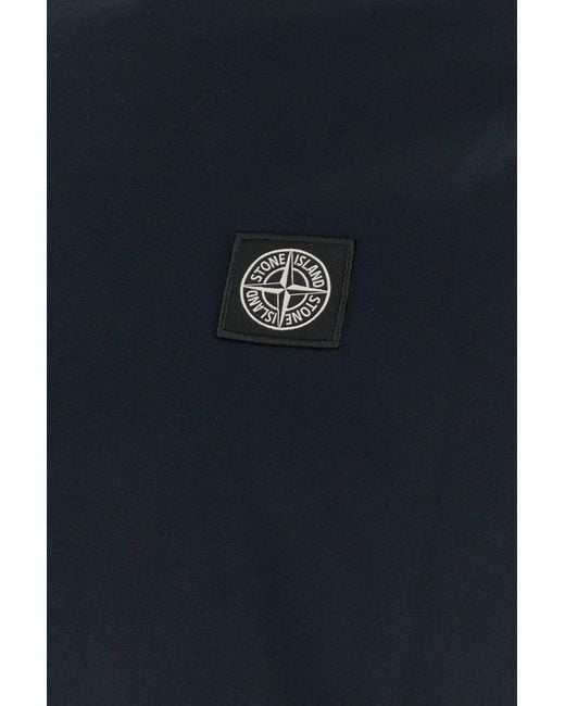 Stone Island Blue Midnight Cotton T-Shirt for men