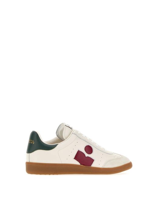 Isabel Marant Pink Chalk Leather Bryce Sneakers