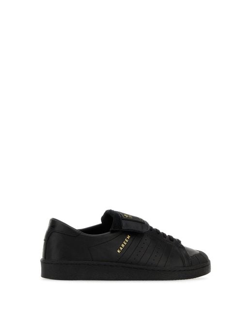 ADIDAS X WILLY CHAVARRIA Black Leather Jabbar Sneakers for men