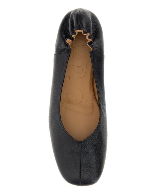 A.P.C. Black Solid Juliet Ballet Flats