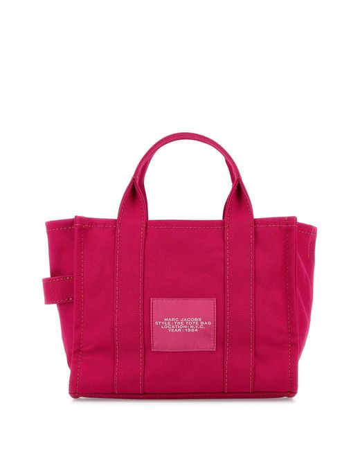 Marc Jacobs Pink Fuchsia Canvas Mini The Tote Bag Handbag
