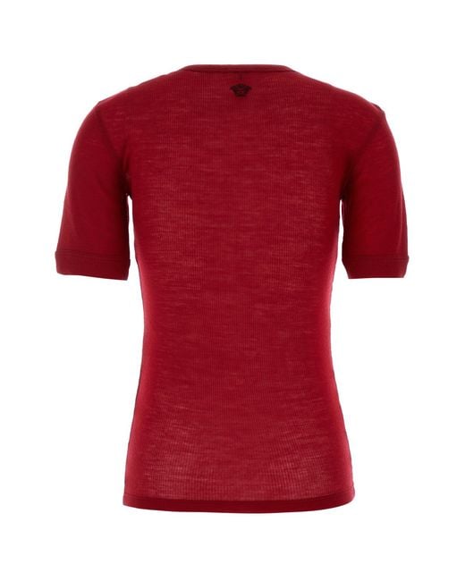 Versace Red Wool T-Shirt