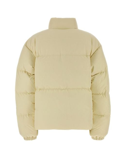 Jil Sander Natural Cream Polyester Down Jacket