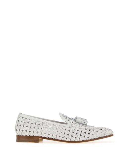 Fratelli Rossetti White Leather Loafers
