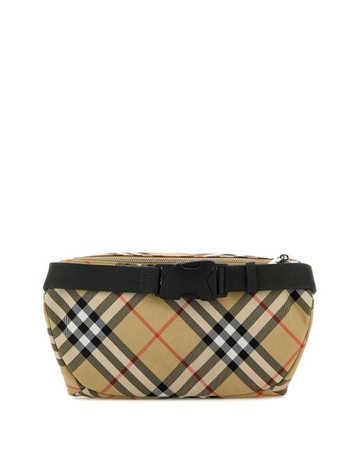 ショルダーバッグ BURBERRY EMBROIDERED FABRIC CHECK BELT BAG Burberry Embroidered Fabric Check Belt Bag – LOZURI®