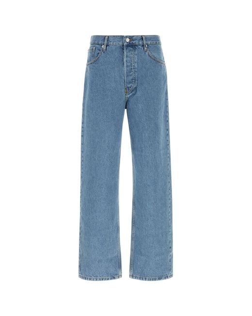 Dries Van Noten Blue Denim Pine Den Jeans for men