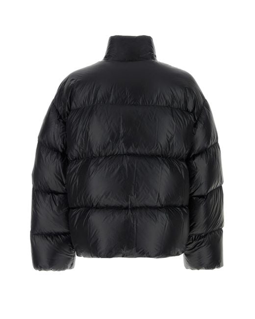 Jil Sander Black Nylon Down Jacket for men