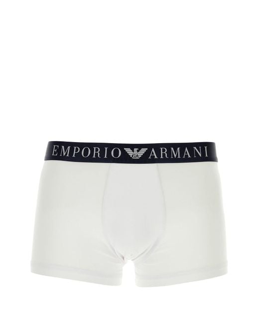 Emporio Armani White Intimo for men