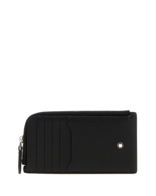 Montblanc Black Leather Card Holder for men