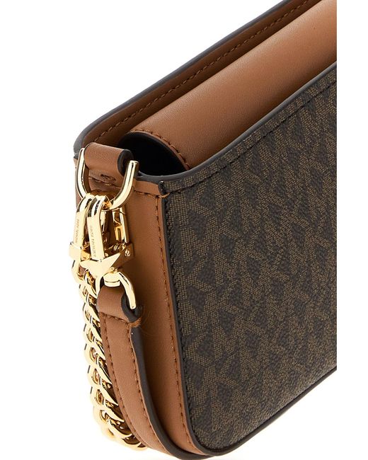 MICHAEL Michael Kors Gray Printed Canvas Bryant Shoulder Bag