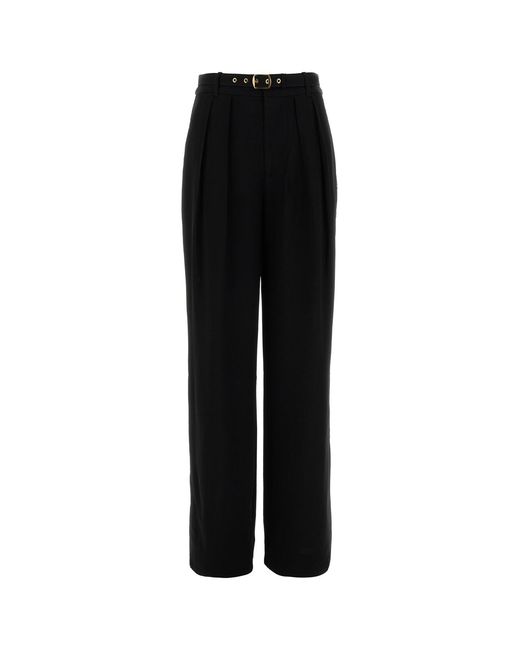 Zimmermann Black Viscose Pant