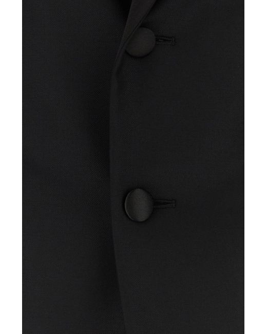 Valentino Garavani Black Wool Suit for men