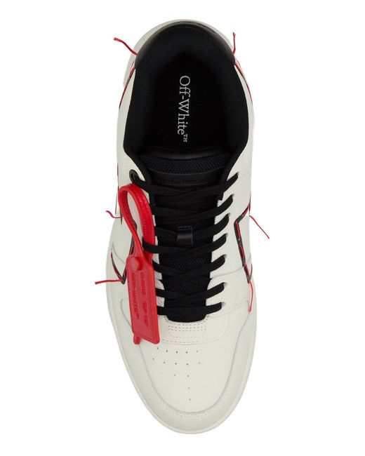 Off-White c/o Virgil Abloh White Leather Out Of Office Sneakers for men