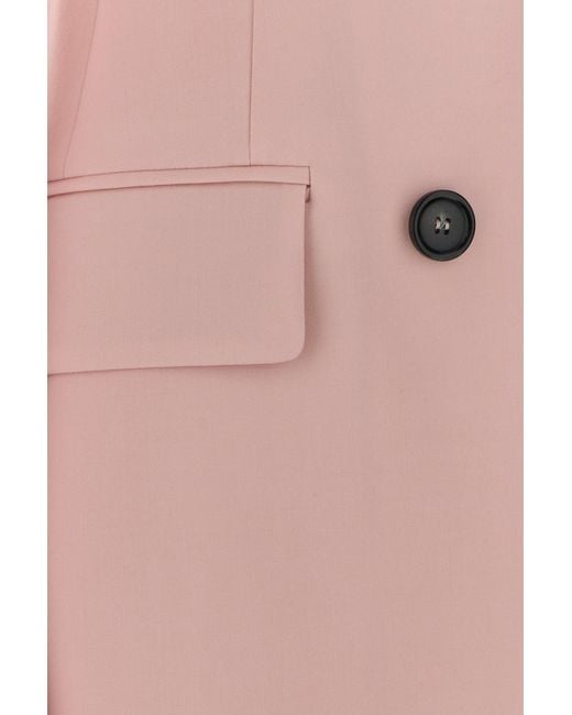 Sportmax Pink Wool Adamo Blazer