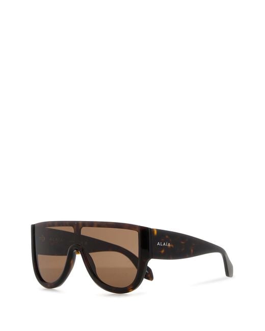Alaïa Multicolor Printed Acetate Sunglasses