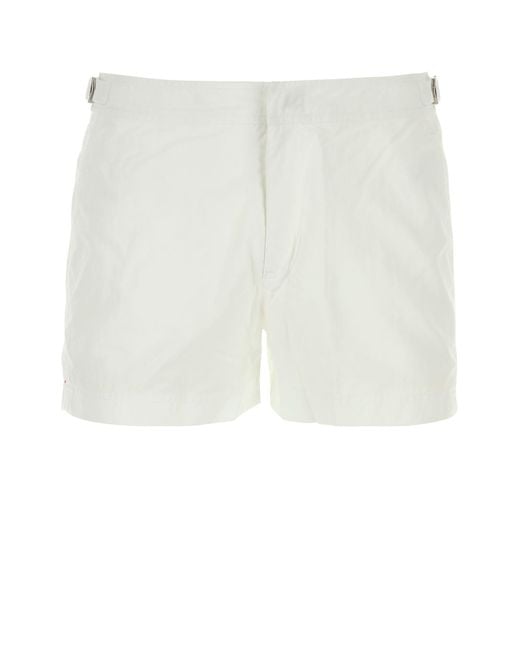 Orlebar Brown White Shorts for men