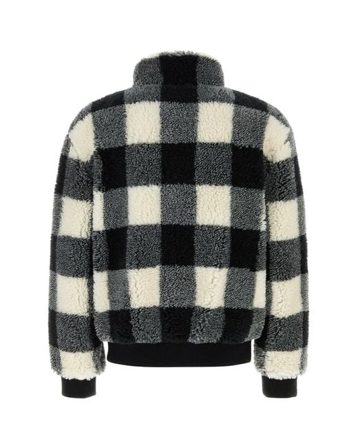Givenchy Black Embroidered Pile Jacket for men