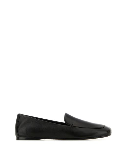 Mocassini Monroe in nappa nera di Khaite in Black