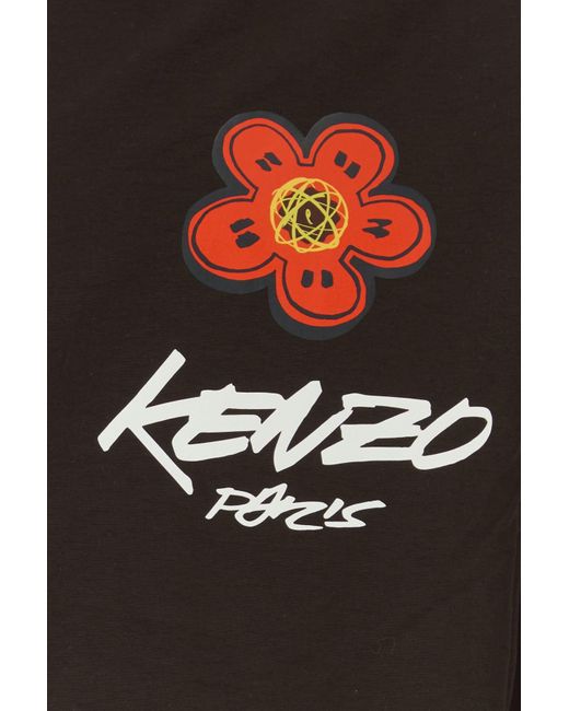 Giubbino x Futura 2000 in nylon cioccolato di KENZO in Black da Uomo