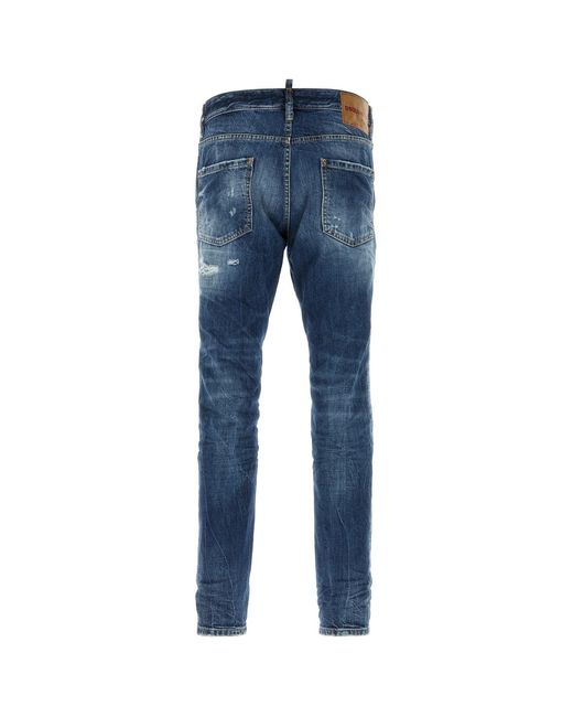 DSquared² Blue Dsquared Denim Teddy Jeans for men
