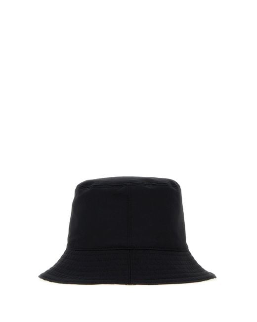 Burberry Black Nylon Bucket Hat