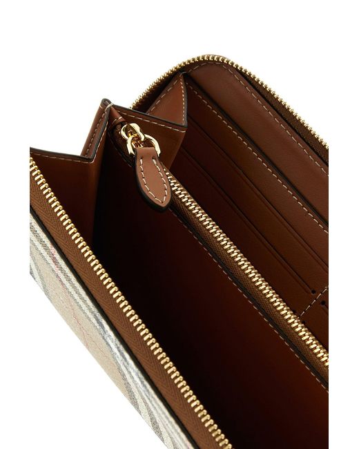 Burberry Multicolor Printed Canvas Wallet