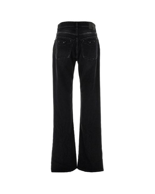 Jeans in denim nero di Balenciaga in Black