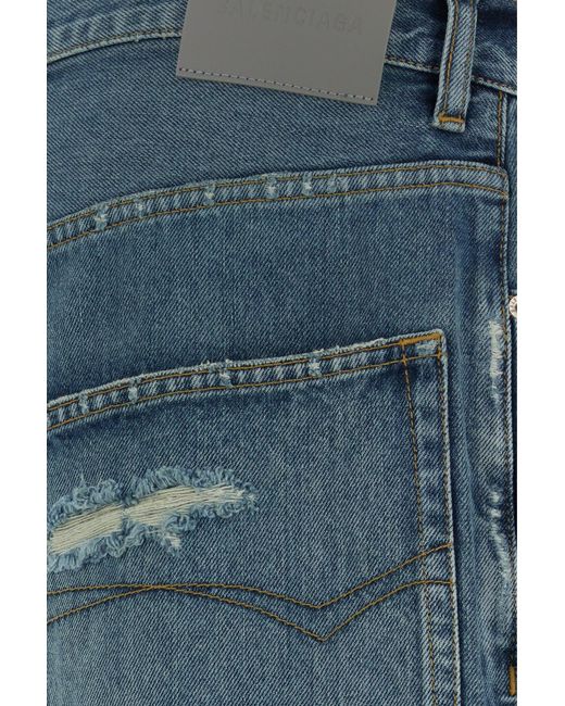 Balenciaga Blue Denim Jeans for men